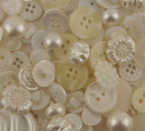 Buttons Galore Haberdashery Button, Ivory/Pearl