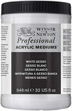 Winsor & Newton 3054920 Professional Acrylic Medium White Gesso, 946ml