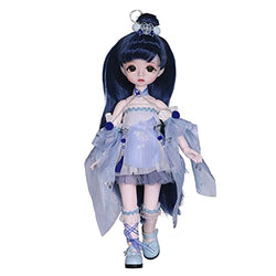 ICY Fortune Days 11 Inch 1/6 Scale Peach Blossoms Wonderland Series 28 Ball Joints Doll, 28 Joints Doll, Best Gift for Girls(Yunqing)