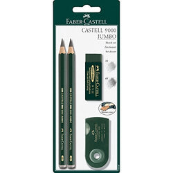 Faber-Castell 9000 Jumbo Drawing Set with Accessories (FC119398)