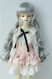 JD337 7-8inch 18-20CM Pony Braids BJD Doll Wigs 1/4 MSD Synthetic Mohair Doll Accessories 5 Colors Available (Grey)