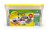 Crayola Super Art Kit, Gift for Kids, Amazon Exclusive, Over 100 Pieces (Amazon Exclusive)