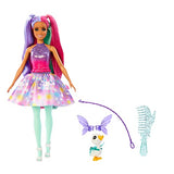 Barbie Doll with Fairytale Outfit and Pet Inspired a Touch of Magic, The Glyph, Fantasy Hair and Comb