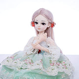 RuiyiF BJD Doll 1/3 with Clothes Wig Makeup, 24 Inch Girl BJD Dolls for Adults Kids with 18 Ball Jointed, DIY Toys/Gifts for Girls Women