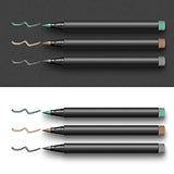 Premium Metallic Marker Pen, JR.WHITE Metallic Brush Tip Markers for Black Paper, Scrapbook, Art Rock Painting, Card Making, Coloring, Metal, Glass, Wood. Scrapbook Markers Set of 10 Colors