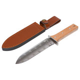 Hori Hori Garden Knife with Diamond Sharpening Rod, Thickest Leather Sheath and Extra Sharp Blade - in Gift Box. This Knife Makes a Great Gift for Gardeners and Campers!…