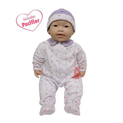 JC Toys, Asian La Baby 20-inch Soft Body Pink Play Doll - For Children 2 Years Or Older, Designed by Berenguer