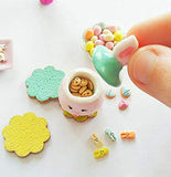 Dollhouse miniature Easter cookie jar