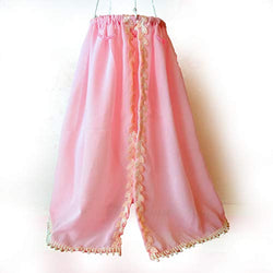 Miniature Canopy Dollhouse Bed Curtain Pink Color, Bedroom Furniture Cover. OOAK