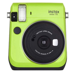 Fujifilm instax Mini 70 Instant Camera w/Rainbow Film Sheets (Kiwi Green)