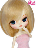 Pullip Jun Planning My Select Customize Dal Frara Basic Blonde Doll Limited Edition 10-1/2" Articulated in Pink Terry Dress
