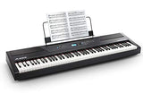 Alesis Recital Pro |  Digital Piano / Keyboard with 88 Hammer Action Keys, 12 Premium Voices, 20W Built in Speakers, Headphone Output & Powerful Educational Features