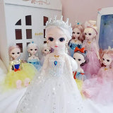 Bjd Dolls,Mini Doll for Dollhouse,1/6 Dollhouse Dolls,11.8 Inch Bjd for Girls,Smart Tiny Doll,Princess Doll for Kids,S1
