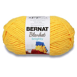 Bernat Blanket Brights Fabric, School Bus Yellow