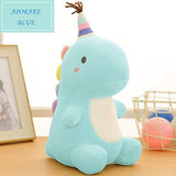 Stuffed Animal Plush Toys, Cute Dinosaur Toy, Soft Plushies for Girls Plush Doll Gifts for Kids Boys Babies Toddlers (Blue, Medium)