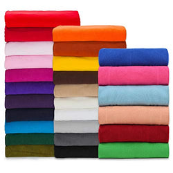 Polar Fleece Fabric,Quality Material,International Approved Test Report for Anti Pill Finish. 27 Fashion Colors,Medium 320Grams Weight. PlushPile,Garments,Home Décor,Crafts (Earthy Darks)