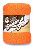 Lily Sugar 'n Cream Yarn Bundle 100% Cotton Worsted #4 Weight Includes Bamboo Knitting Gauge (Lily Mix 35)