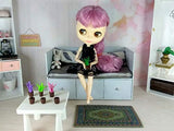 Miniature Flower Pot or Plant. Handmade Dollhouse Room or Garden Decor BJD doll
