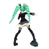 Sega Project Diva Arcade Future Tone Hatsune Miku Super Premium Action Figure Dark Angel, 9"
