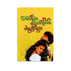 SADAS Dilwale Dulhania Le Jayenge Hindi Bollywood Indian Old Film Movie Poster Poster Decorative Painting Canvas Wall Art Living Room Posters Bedroom Painting 24x36inch(60x90cm)