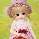 MEESock Lovely Exquisite BJD Dolls 1/6 SD Doll 10 Inch Mini Ball Jointed Doll DIY Toys with Full Set Clothes Shoes Wig Makeup Best Gift