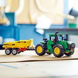 LEGO Technic John Deere 9620R 4WD Tractor 42136 Model Building Kit; A Project Designed for Kids Who Love Tractor Toys; Complete with Tipping Trailer; for Ages 8+ (390 Pieces)