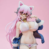 Union Creative Super Sonico (White Cat Version) PVC Figure