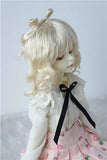 Doll Wigs JD544 Lovely Snail Feeler BJD Wigs Synthetic Mohair Doll Hair (Blond, 7-8inch)