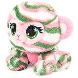 P.Lushes Designer Fashion Pets Olivia Moss Monkey Premium Stuffed Animal Soft Plush, Green and Pink, 6”