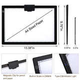 Wireless Light Pad for Tracing, Iusmnur A4 Battery Powered LED Light Box Dimmable Brightness LED Art Tracing Pad for Artist Drawing Sketching Animation Stencilling and 5d Diamond Painting