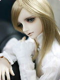 LUSHUN 1/3 BJD Doll 24inch Male Boy Doll Gentleman Style Gentleman Style Blonde Imported Resin Materials Handmade Eyes and Wigs can be Replaced
