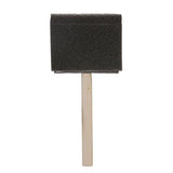 US Art Supply 3 inch Foam Sponge Wood Handle Paint Brush Set (Value Pack of 15) - Lightweight,