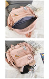 Cute Mini Backpacks with Accessories Aesthetic Mini Backpack for Teens Kawaii Small Backpack (White,With-Accessories)