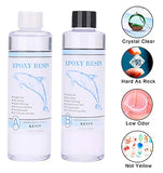 Epoxy Resin Kit for Beginners DIY Arts & Crafts - 8oz. Part A, 8oz. Part B - 24 Highly Pigmented Colors - with 450ml Silicone Tray Mold & Accessories - High-Gloss, No Odors, VOCs, or Solvents