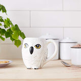 Silver Buffalo HR1595B Harry Potter Hedwig 3D Sculpted Ceramic Mug, 20-ounces, White