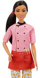 Barbie Pasta Chef Brunette Doll (12-In/30.40-cm) with Colorful Chef Top, Macaroni Print Pants, Chef Hat, Pasta Pot & Pasta Cutter Accessories, Great Gift for Ages 3 Years Old & Up, GTW38