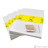 RayLineDo Set of 5pcs Artist Blank Canvas Frame 12x16inch ( 30x40cm ) Oil Water Painting Board