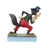 Enesco Disney Traditions by Jim Shore Three Little Pigs The Big Bad Wolf Figurine, 6.2 Inch, Multicolor