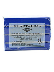 Van Aken Plastalina Modeling Clay ultra blue 1 lb. bar [PACK OF 4 ]