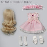 BJD Dolls, 1/6 SD Doll 10 Inch Ball Jointed Doll Surprise Toys with Full Set Clothes Shoes Wig, Best Gift for Girls