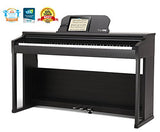 The ONE Smart Piano, Weighted 88-Key Digital Piano, Grand Graded Hammer-Action Keys Upright Piano-Matte Black