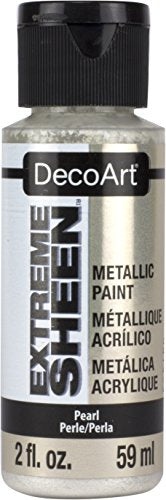DecoArt DPM01-30 Extreme Sheen 2 Oz Paint, Pearl Extreme Sheen Paint