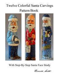 Colorful Santa Carvings Pattern Book