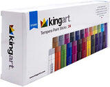 KINGART Tempera Paint Sticks - Set of 24