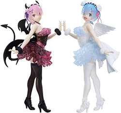 Re:Zero Starting Life in Another World ESPRESTO est-Clear & Dressy- Rem + Ram 2 Types Set