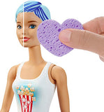 Barbie Color Reveal Doll with 7 Surprises: Water Reveals Doll’s Look & Creates Color Change on Face & Sculpted Hair; 4 Mystery Bags Contain Surprise Scented Wig, Skirt, Shoes & Sponge; Food-Themed