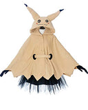 Miccostumes Women's Mimikyu Cosplay Cloak with Skirt Belt Gloves (S)