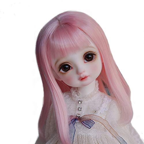 AIDOLLA Doll Wigs for 1/6-BJD Dolls, Girls Gift Heat Resistant Long Curly Hair Replacement Wigs for BJD Dolls DIY Making Supplie