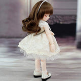 MZBZYU Lace Princess Dress Pumpkin Pants Sock Shawl for 1/3 1/4 1/6 1/8 BJD Doll Customizable Size,1/3