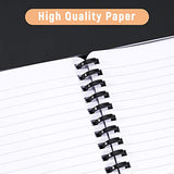 2 Pack Ruled Notebooks/Journals - Ruled/Lined Notebooks, 8.25” × 5.75”, Premium Paper, Spiral Notebook with Soft Ring Binding